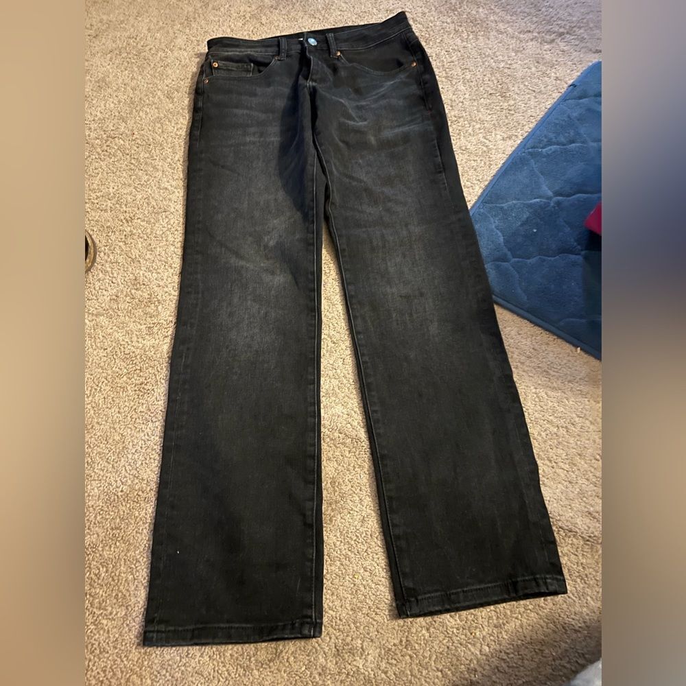 Warp + weft Chicago straight black jeans 28x32